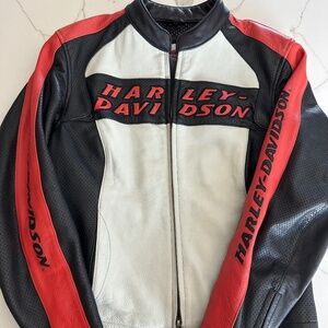 HARLEY DAVIDSON LEATHER MOTORCYCLE JACKET/COAT